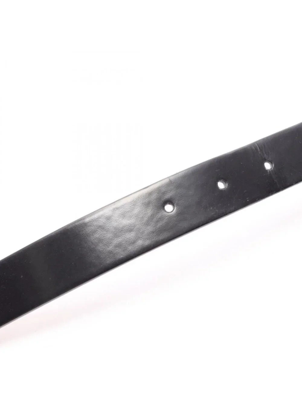 Dolce & Gabbana Belt DG Logo Silver Leather